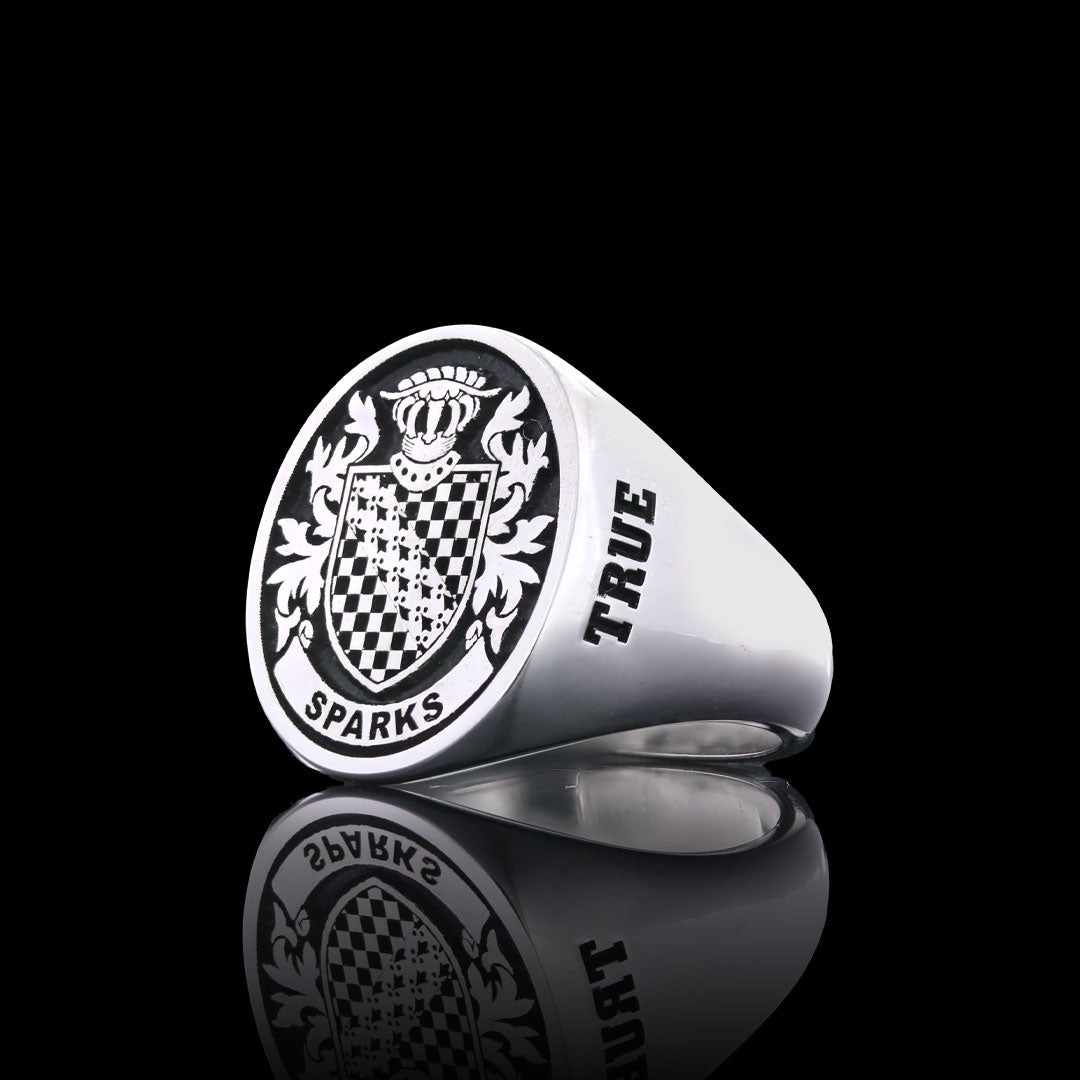 Baron Crest Ring Oval