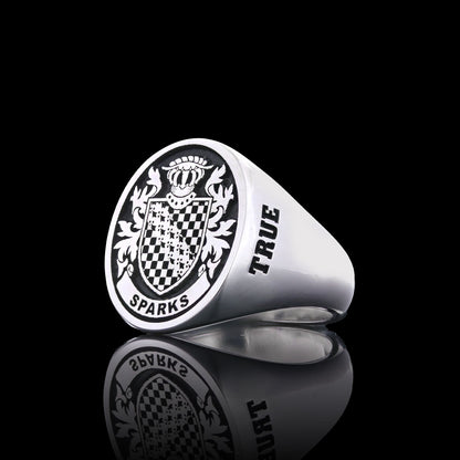 Baron Crest Ring Oval