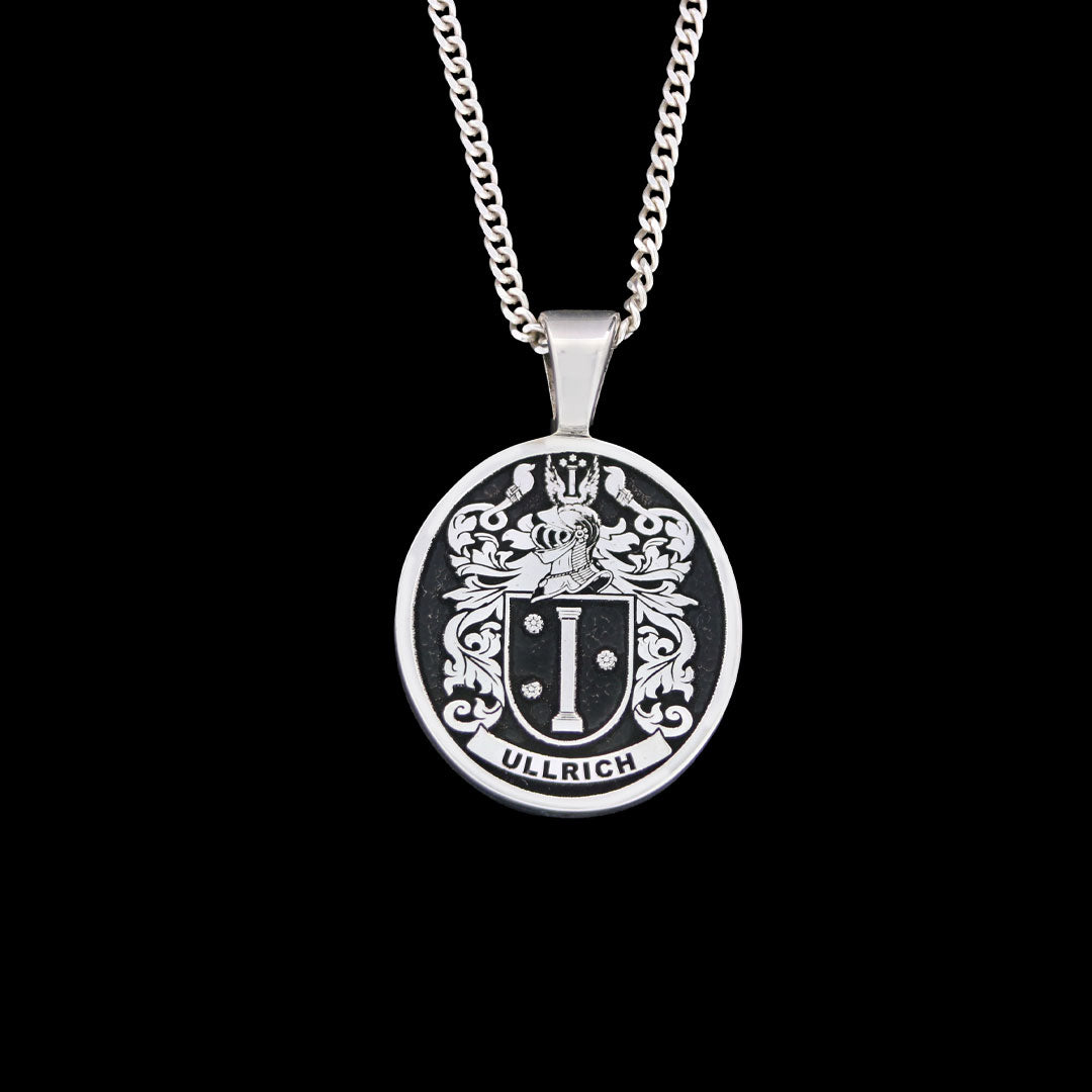 Monarch Family Crest Pendant