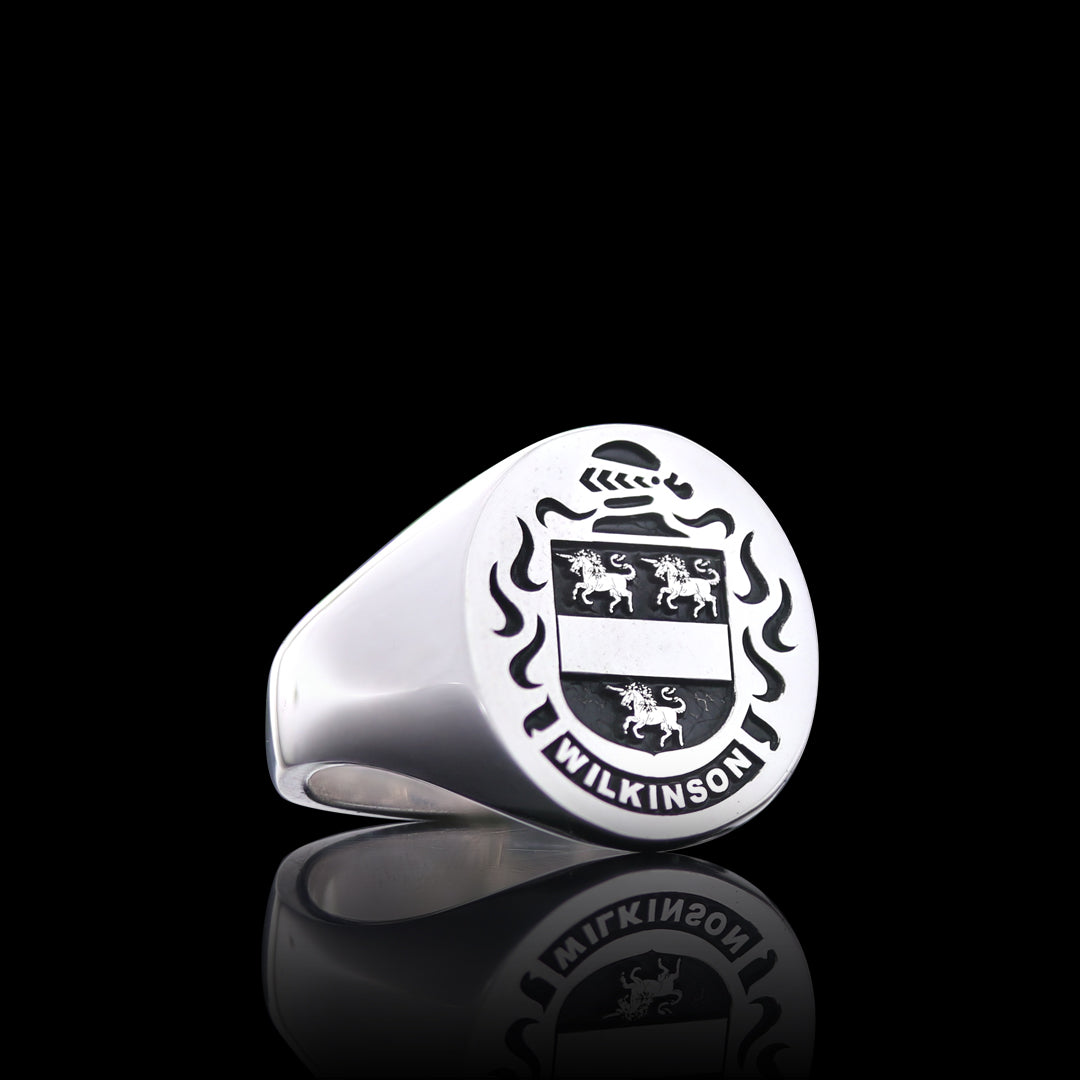 Duke Crest Ring Oval