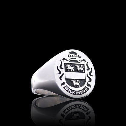 Duke Crest Ring Oval