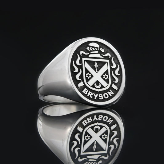 Raised Crest XL Ring