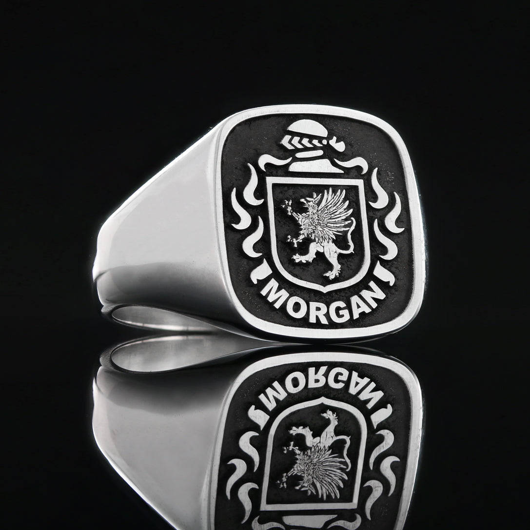 Raised Crest XL Ring