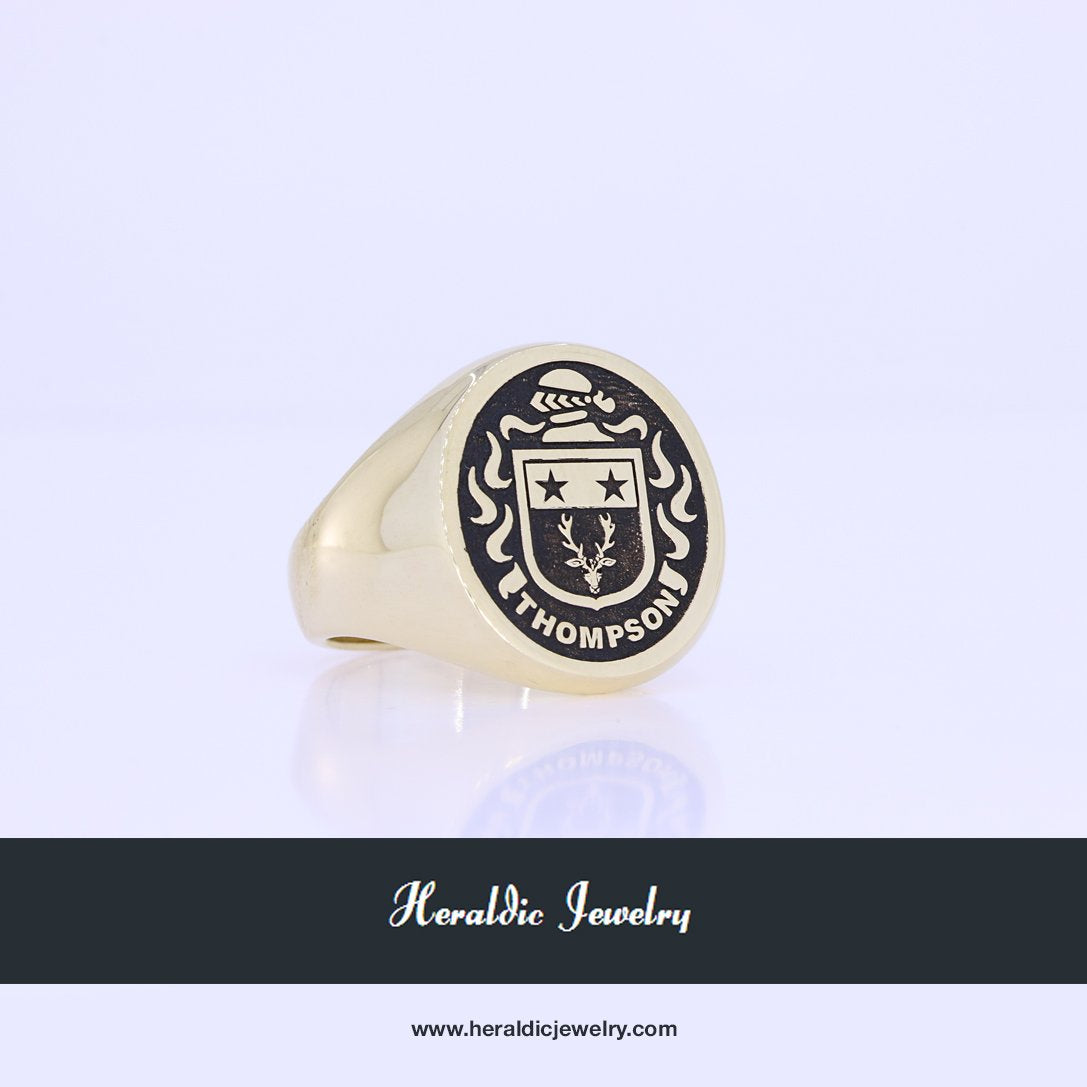 Raised Crest XL Ring